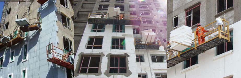 泡沫板施工現場